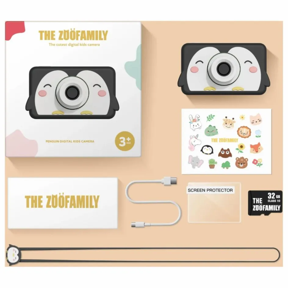 The Zoofamily Appareil photo Zoo friends - Pingouin| Jeux High-Tech