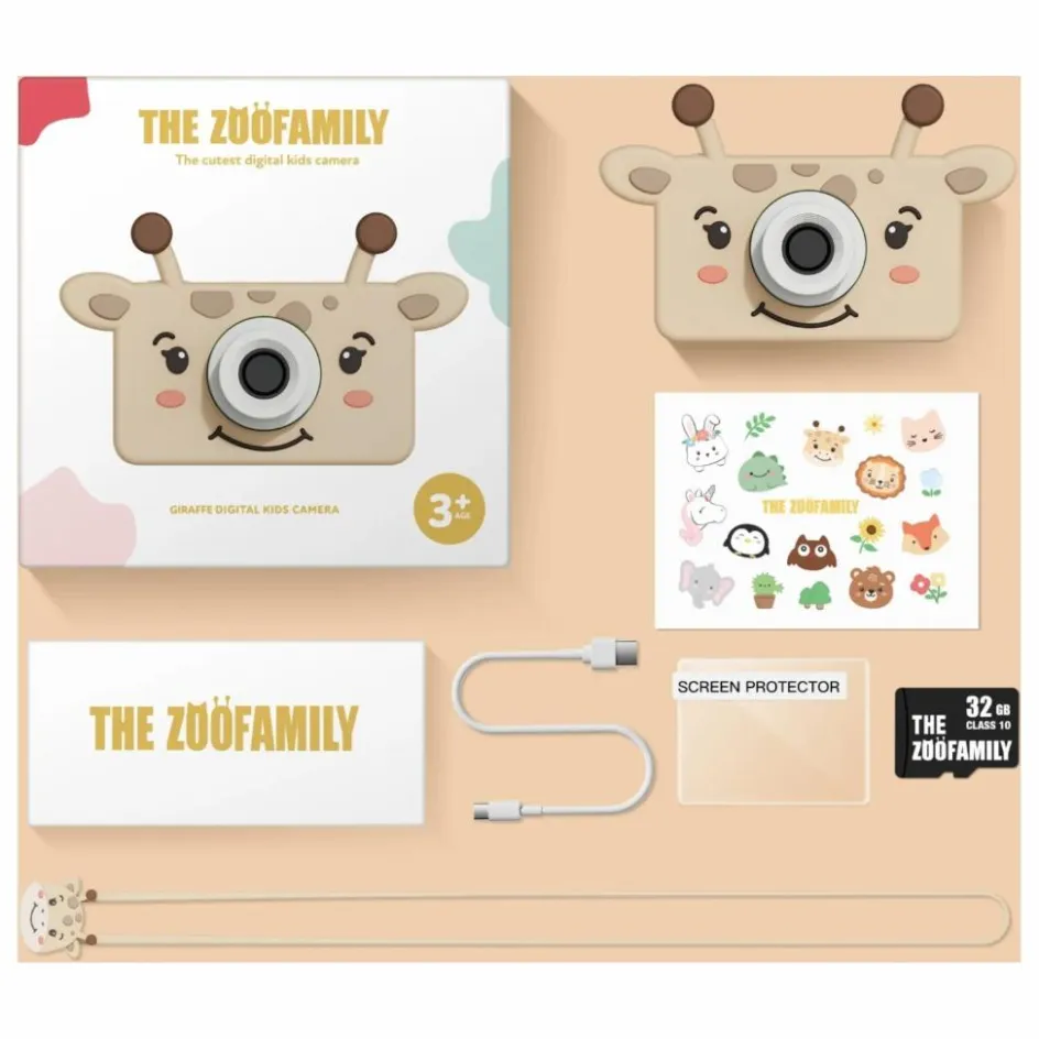The Zoofamily Appareil photo Zoo friends - Girafe| Jeux High-Tech