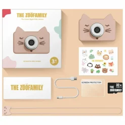 Sale The Zoofamily Appareil photo Zoo friends - Chat Rose