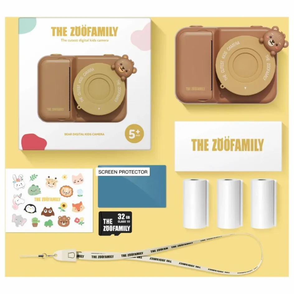 Clearance Appareil photo Zoo print - Ourson Jeux High-Tech
