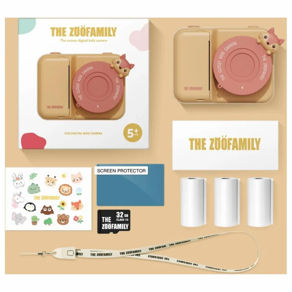 The Zoofamily Jeux High-Tech*Appareil photo Zoo print - Renard