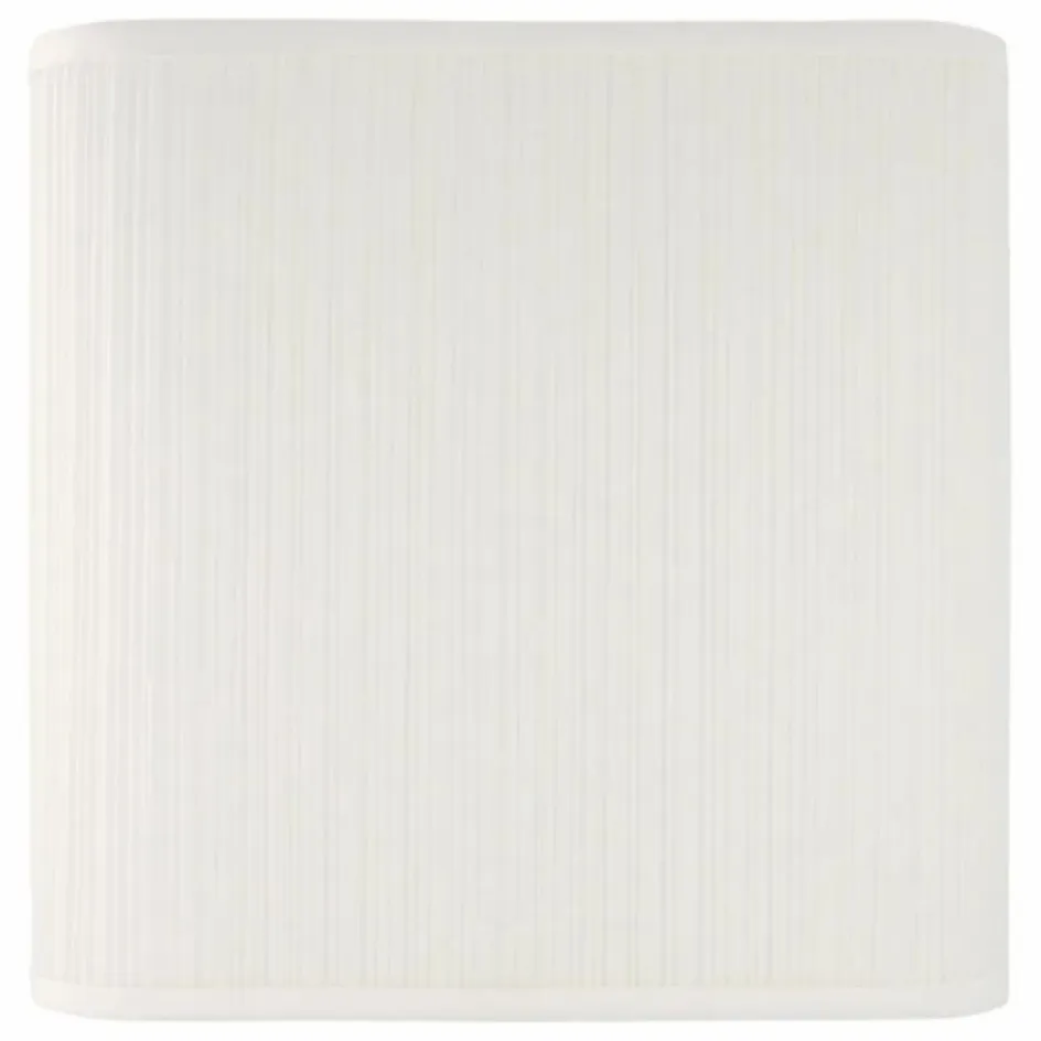 Outlet Applique Brera carrée en coton plissé | Luminaires