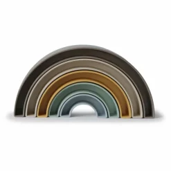 Discount Mushie Arc en ciel à empiler | Gris foncé
