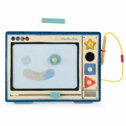 Moulin Roty Ardoise magnétique Puce & Pilou || Loisirs Créatifs