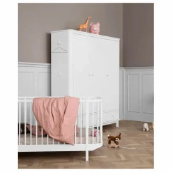 Hot Armoire 3 portes en bouleau 204x168 cm | Enfant Rangement Enfant