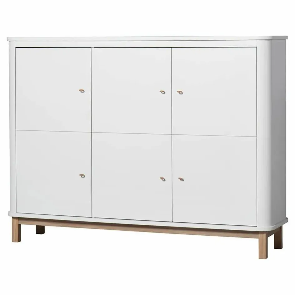 Enfant Oliver Furniture Armoires|Rangement Enfant*Armoire multi-rangement 3 portes en chêne |