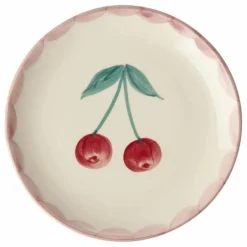 Online Assiette à dessert en céramique Cerise | Enfant Vaisselle Enfant|Art De La Table