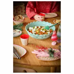 Assiette à dessert en mélamine Sapins | Enfant Vaisselle Enfant|Art De La Table