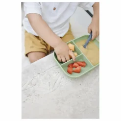 Béaba Premiers Repas|Puériculture*Assiette compartimentée en silicone |