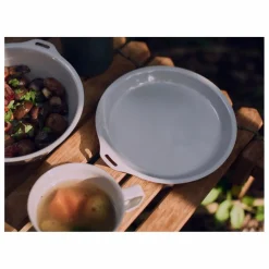 Online Kinto Assiette de cuisson en émail Foris | Ivoire