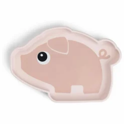 Hot Assiette en silicone avec ventouse Pigee | Premiers Repas|Puériculture