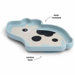 Done by deer Assiette en silicone avec ventouse Dotti || Premiers Repas|Puériculture