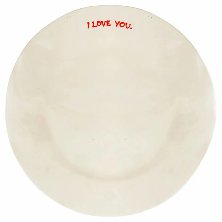 Best Anna + Nina Assiette I Love You | Crème