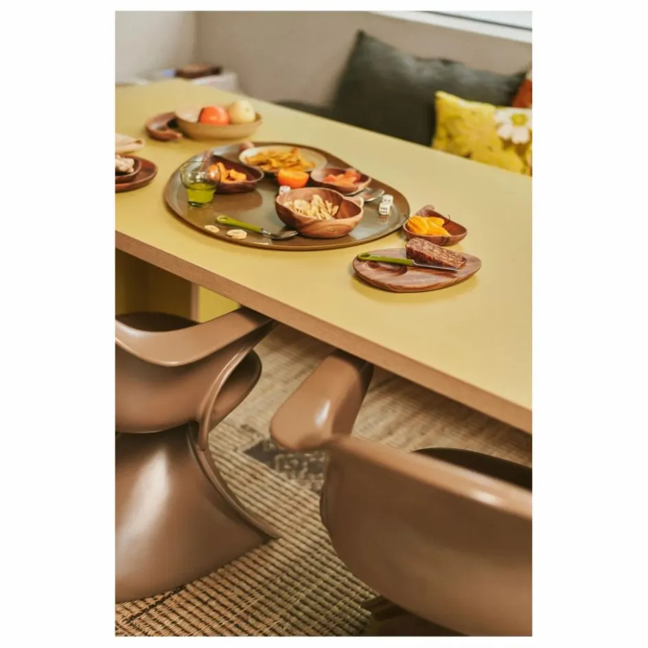 New Assiette Poire en acacia Enfant Vaisselle Enfant|Art De La Table