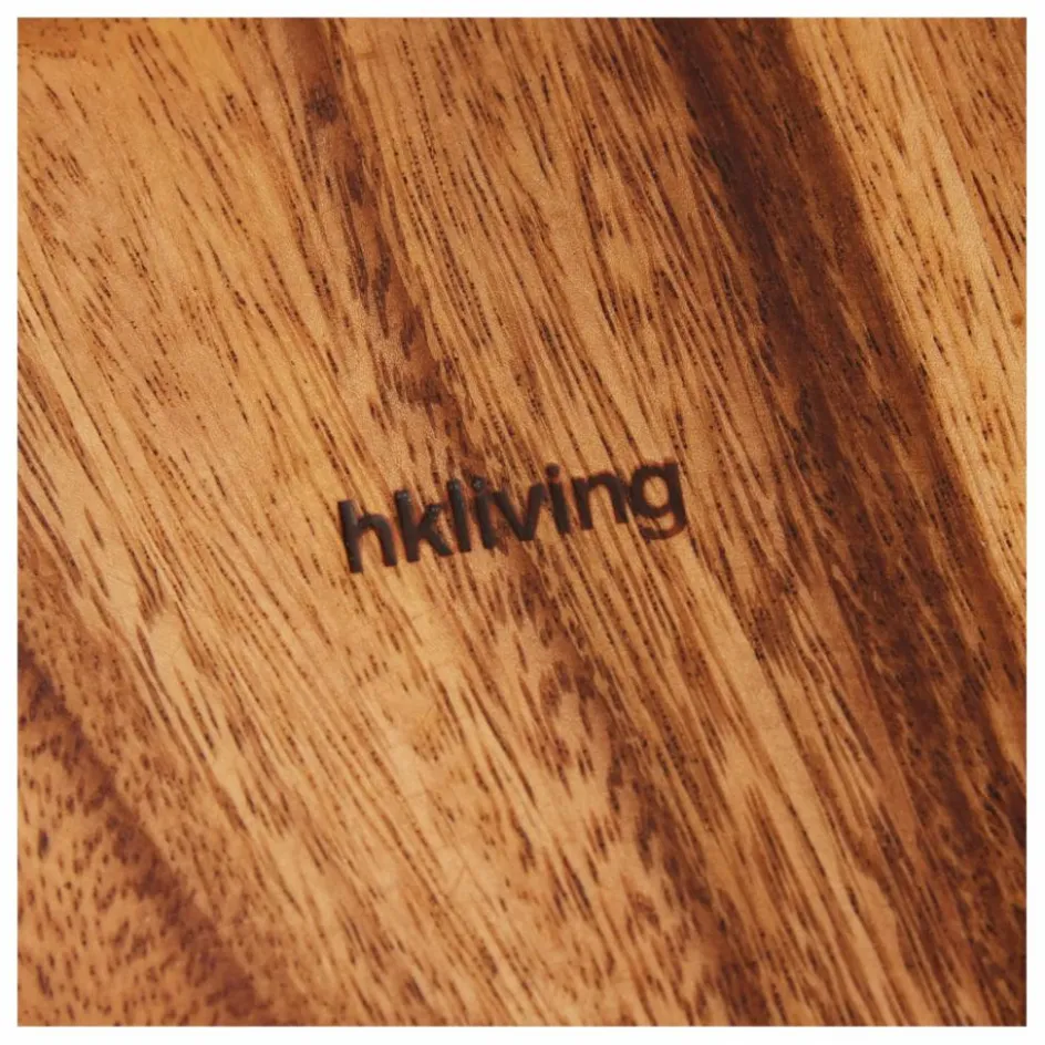 Online HKliving Assiette Pomme en acacia Naturel