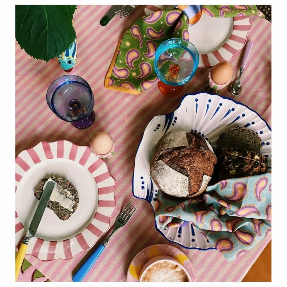 Assiette rayée - 27cm | Art De La Table