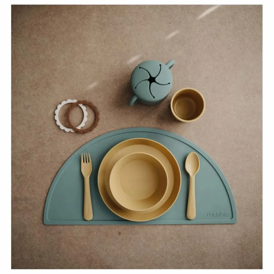 Sale Mushie Assiettes - Set de 2 | Jaune