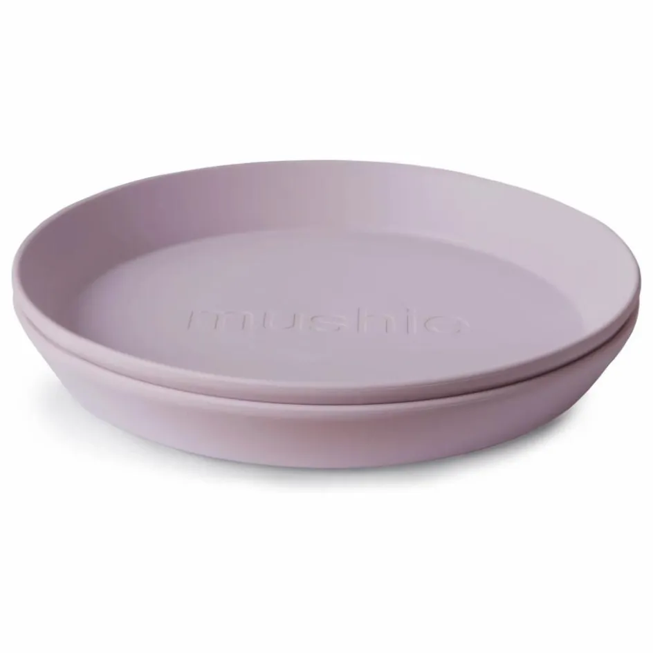 Mushie Assiettes - Set de 2 | Lilas|Enfant Vaisselle Enfant