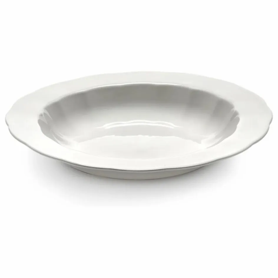 New Serax Assiettes creuses Silhouette, Sergio Herman - Set de 4 | Blanc
