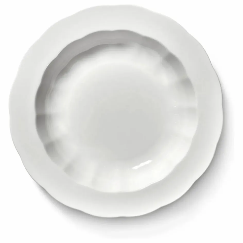 New Serax Assiettes creuses Silhouette, Sergio Herman - Set de 4 | Blanc