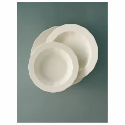 New Serax Assiettes creuses Silhouette, Sergio Herman - Set de 4 | Blanc