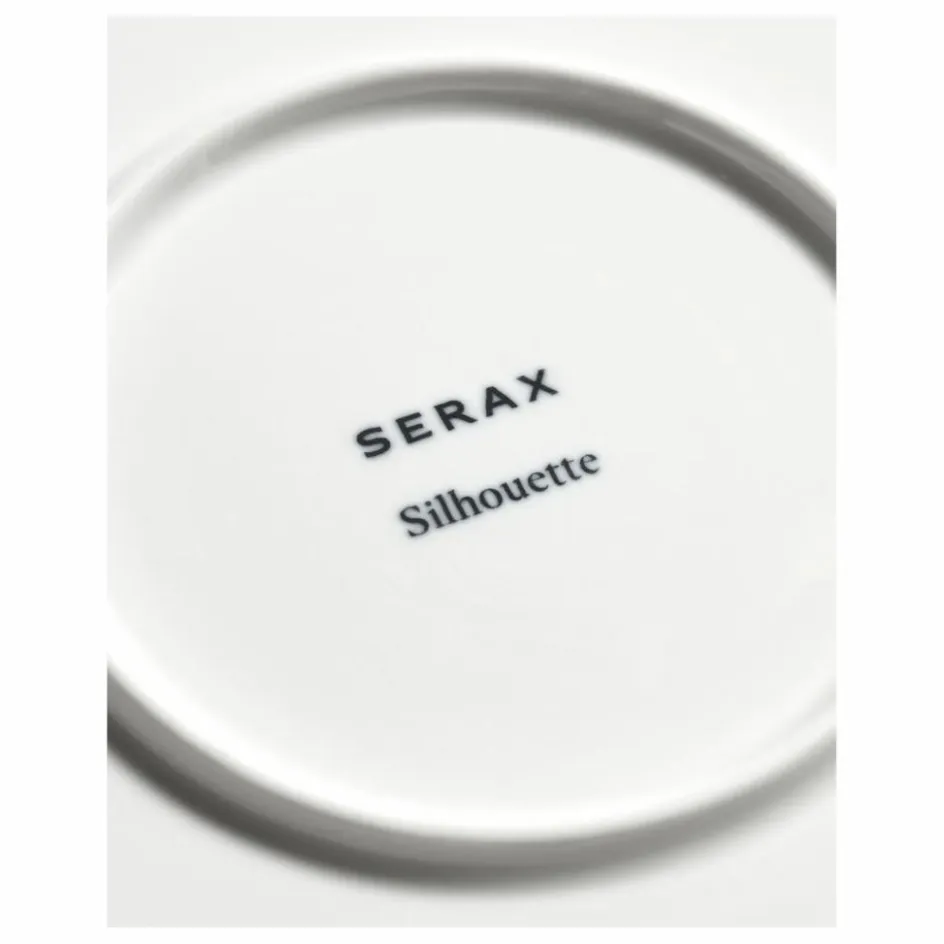 New Serax Assiettes creuses Silhouette, Sergio Herman - Set de 4 | Blanc