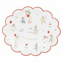 Discount Assiettes d'anniversaire Animal Friends - Set de 8 Enfant Décoration De Fête