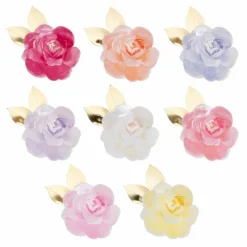 Outlet Meri Meri Assiettes en carton Jardin de Roses - Set de 8 Multicolore