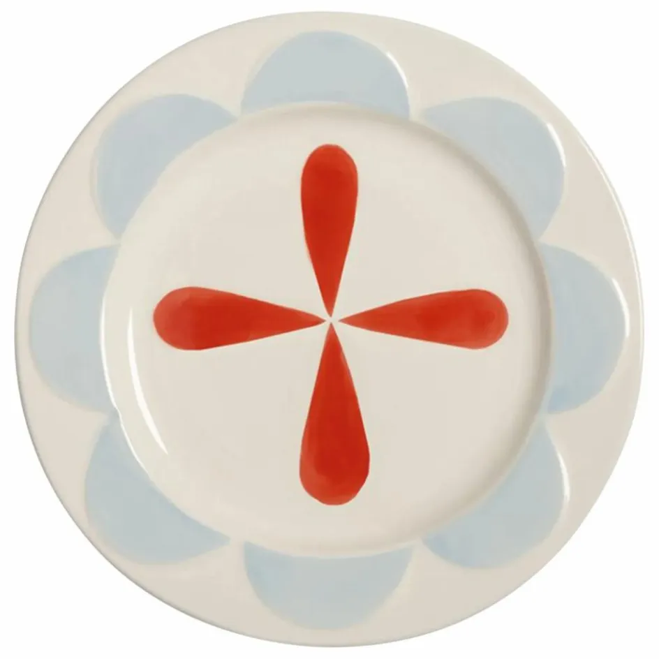 &Klevering Assiettes Folk - Set de 4| Art De La Table