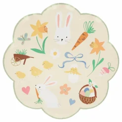 Enfant Meri Meri Décoration De Fête*Assiettes icône de Pâques - Set de 8 |