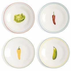 Clearance Assiettes Légumes - Set de 4 Art De La Table