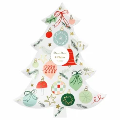 Enfant Meri Meri Décoration De Fête*Assiettes Sapin - set de 8