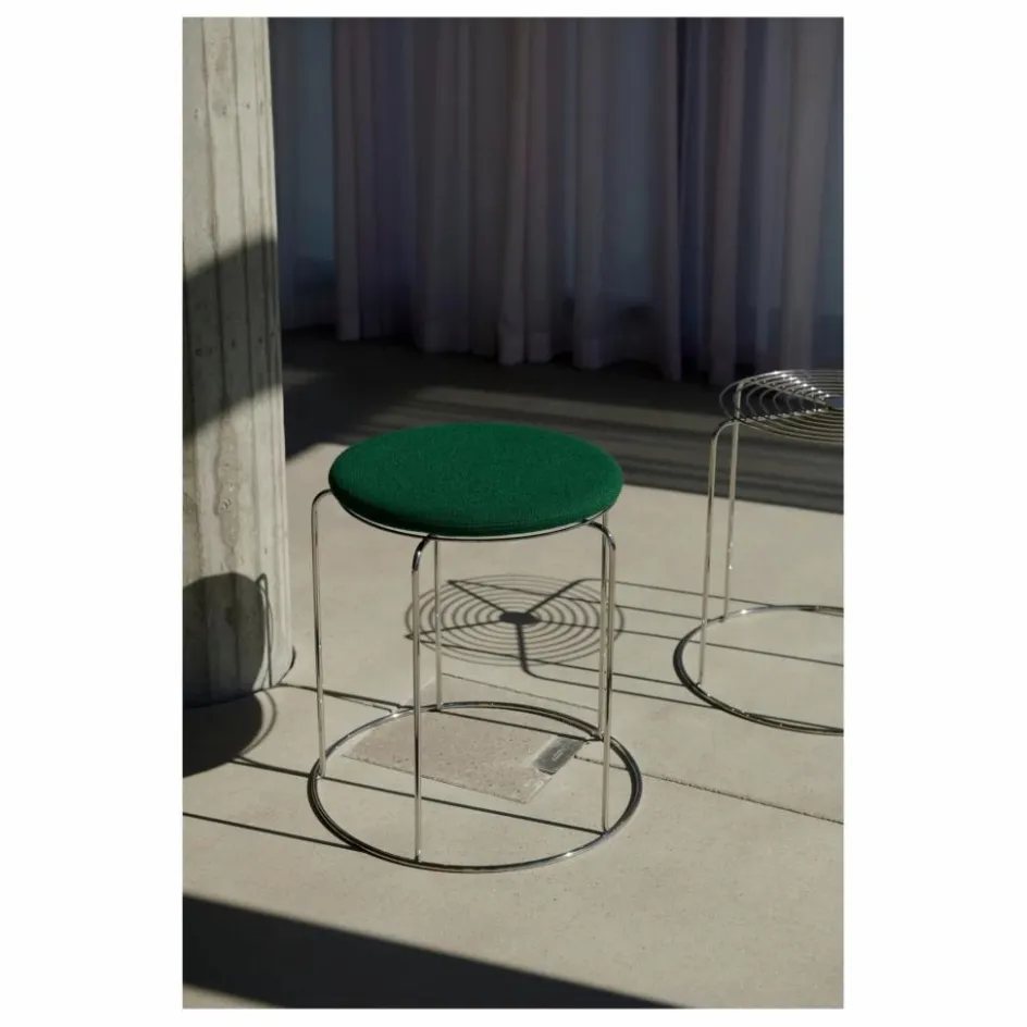 Outlet & Tradition Assise pour tabouret Wire VP11, Verner Panton | Vert émeraude