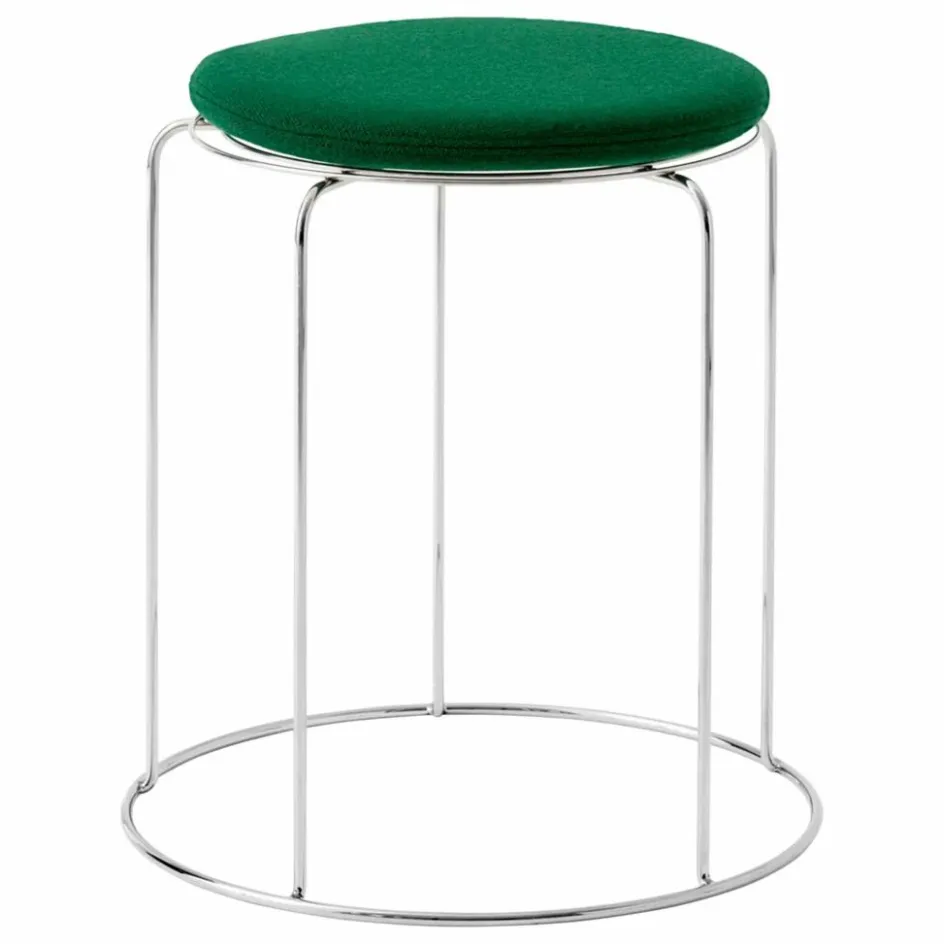 Outlet & Tradition Assise pour tabouret Wire VP11, Verner Panton | Vert émeraude