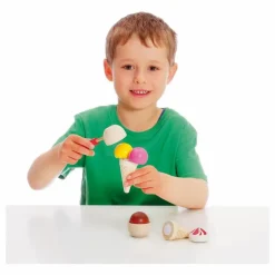 Erzi Assortiment de glaces - Set de 8 Multicolore