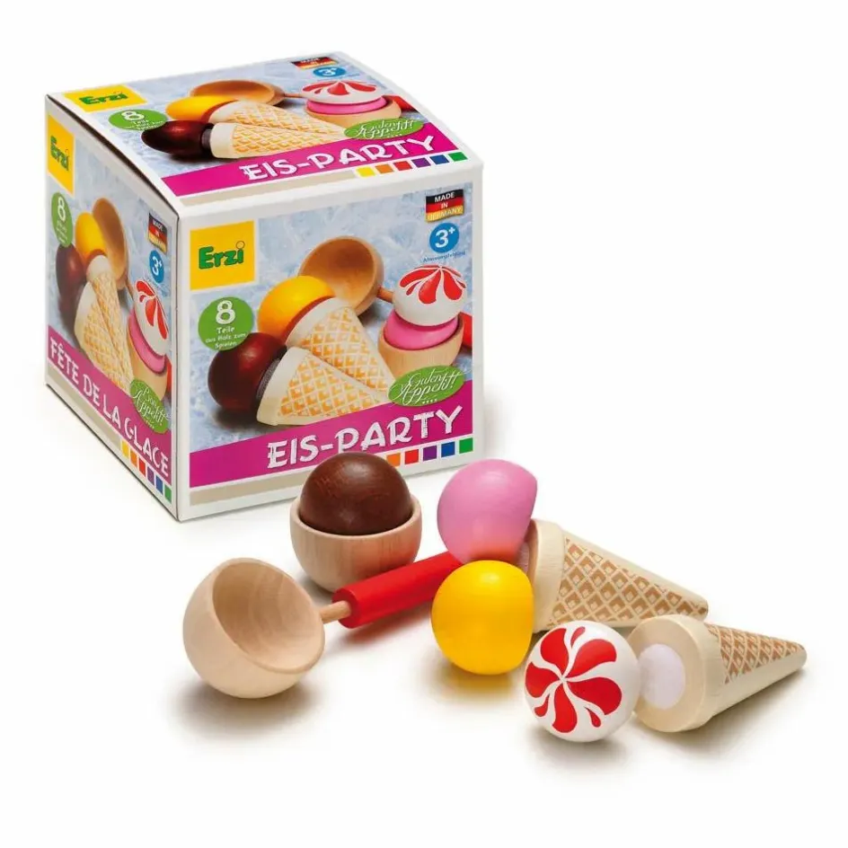 Erzi Assortiment de glaces - Set de 8 Multicolore