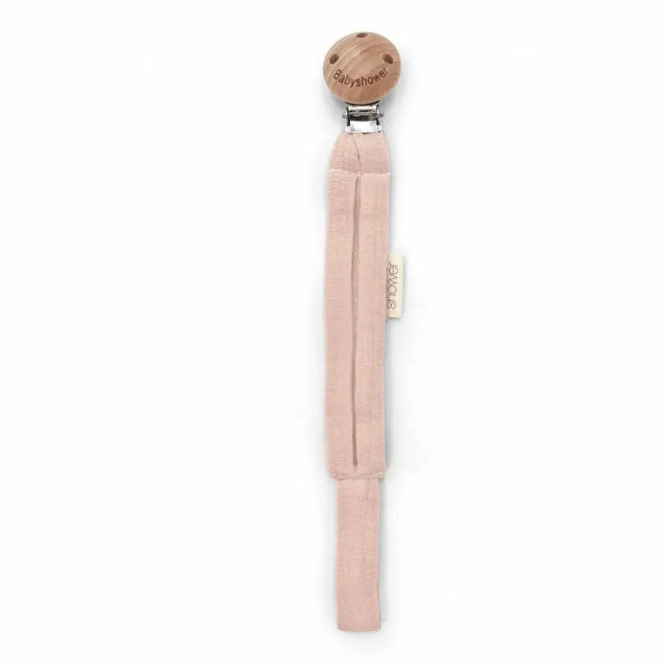 Hot Babyshower Attache-tétine | Rose pâle