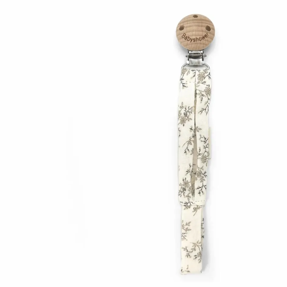 Clearance Babyshower Attache-tétine Miley | Ecru