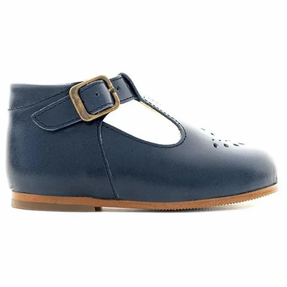 Hot Poppée Babies T-Bar Milton | Bleu marine