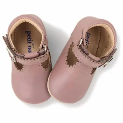 Petit Nord Babies T-Bar Scallop Bébé || Ballerines