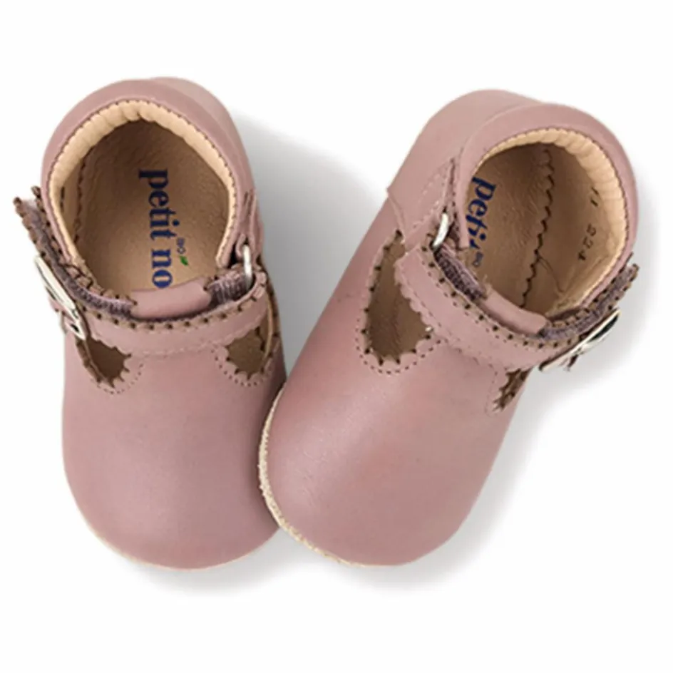 Petit Nord Babies T-Bar Scallop Bébé || Ballerines