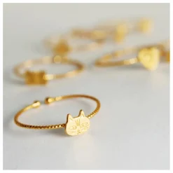 Bague Chat | Enfant Bijoux, Montres