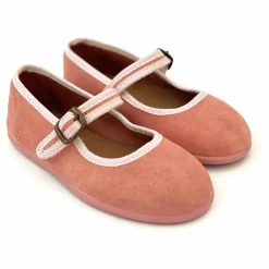 Hermosilla Ballerines Chaillot Daim ||Enfant Ballerines