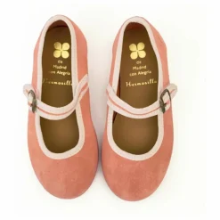 Hermosilla Ballerines Chaillot Daim ||Enfant Ballerines