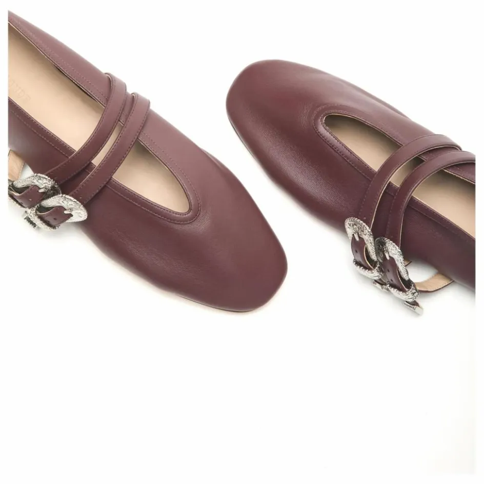 Clearance Ballerines Claudia Cuir | Femme Derbies, Mocassins, Ballerines