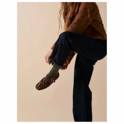 Socque Paris Ballerines Ginger Léopard ||Femme Derbies, Mocassins, Ballerines
