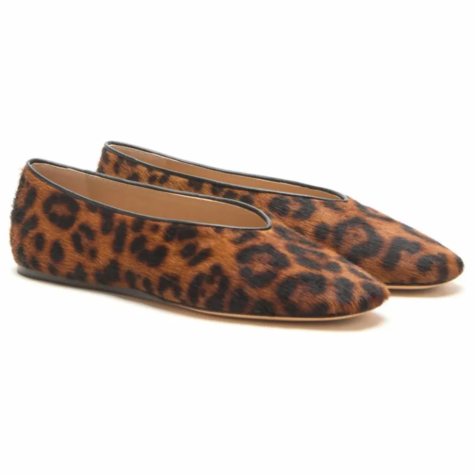 Le Monde Beryl Ballerines Regency Léopard Poils de Veau ||Femme Derbies, Mocassins, Ballerines
