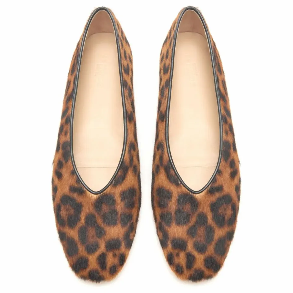 Le Monde Beryl Ballerines Regency Léopard Poils de Veau ||Femme Derbies, Mocassins, Ballerines