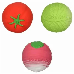 Online Balles sensorielles Salade de légumes - Lot de 3 Hochets Et Anneaux De Dentition|Jouets D'Éveil