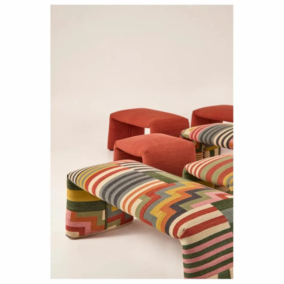 Online Nanimarquina Banc Folded, Estudi Manel Molina Multicolore